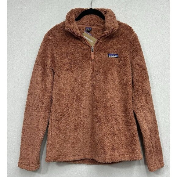 Patagonia Jackets & Blazers - Patagonia Los Gatos Fleece Hoodie Sweater 1/4 Zip Pullover Sherpa Women Med NWT